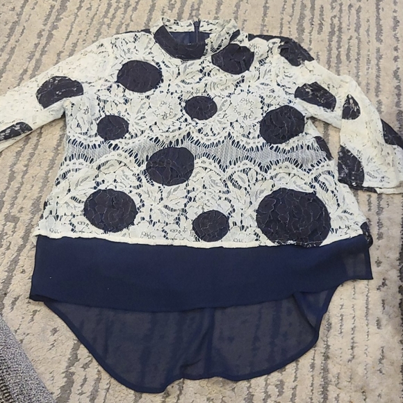 Anthropologie HD in Paris Rochelle Lace Blouse - Picture 9 of 12